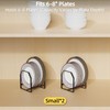 TIPSYTREE 2 Pack Small Kitchen Plate Organizer, Metal Dish Racks