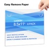 Acrylic Sign Holder 11x8.5 Horizontal, Wall Mount Document Holder, Clear