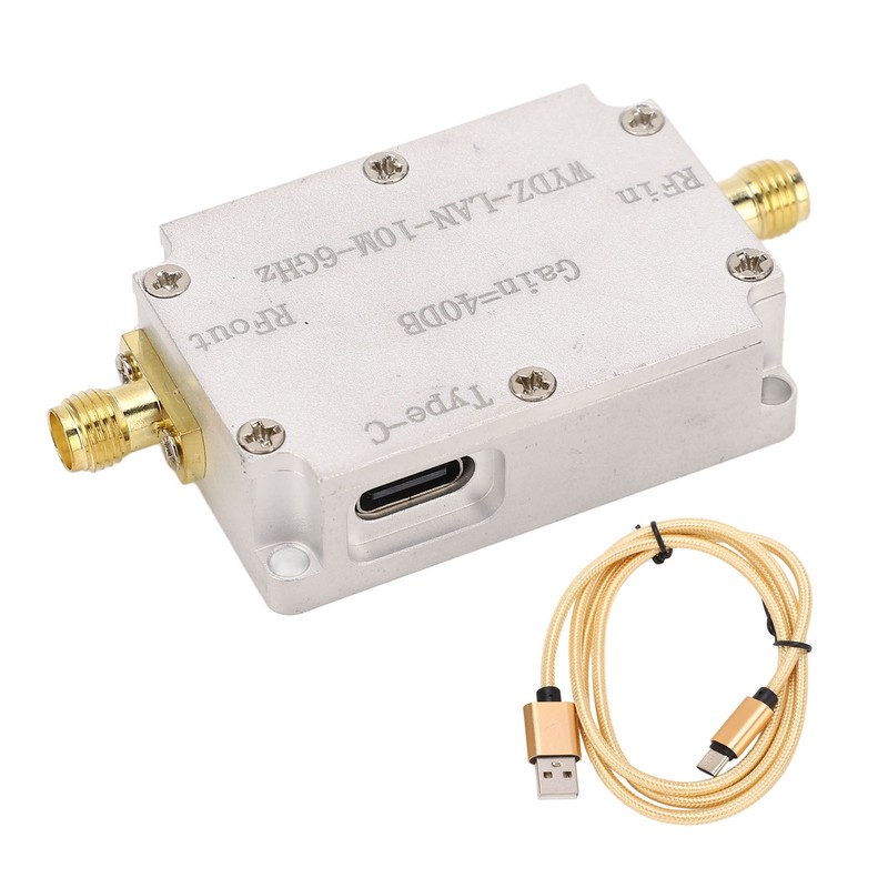 Low Noise Amplifier 40DB Gain 10M To 6GHz Precise Transmission