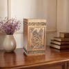 ARRAWIS Hand-Engraved Wooden Urns for Human Ashes Adult - Hummingbird