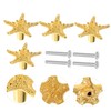 TEHAUX 4pcs Retro Drawer Pulls Stylish Furniture Handle Accessory for