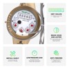 Watflow DN15 Water Meter 1/2" NPT,AWWA 708 Certification Gallon Water