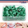 100 Dental Soft Prophy Cup Rubber Polish Brush Polishing Teeth