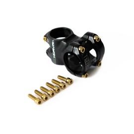 Pro Components Bike Titanium Stem Bolts, Set of Bolts for Mountain Bike, Road Bike, DH and Gravel | Ultra Lightweight and Corrosion Resistant (Gold)