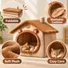 Foldable Pet House for Indoor Resting - Removable Washable Cat