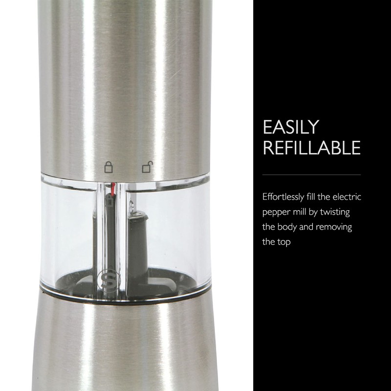 Cole & Mason Hampstead Electronic Salt Mill - Electric Salt