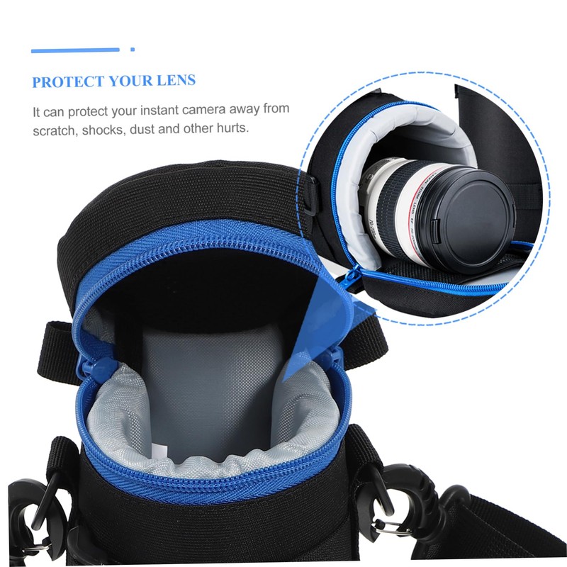 COHEALI 1Pc Shockproof Camera Lens Bag Pouch for DSLR Belt