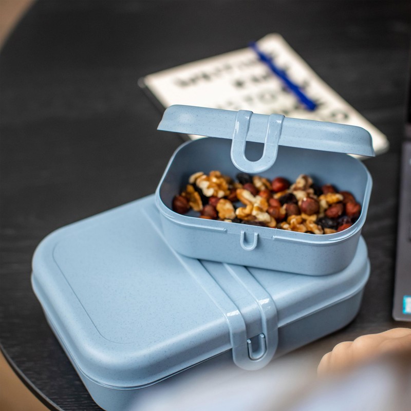 Koziol Pascal Ready 7168716 Lunch Box Set + Cutlery Natural