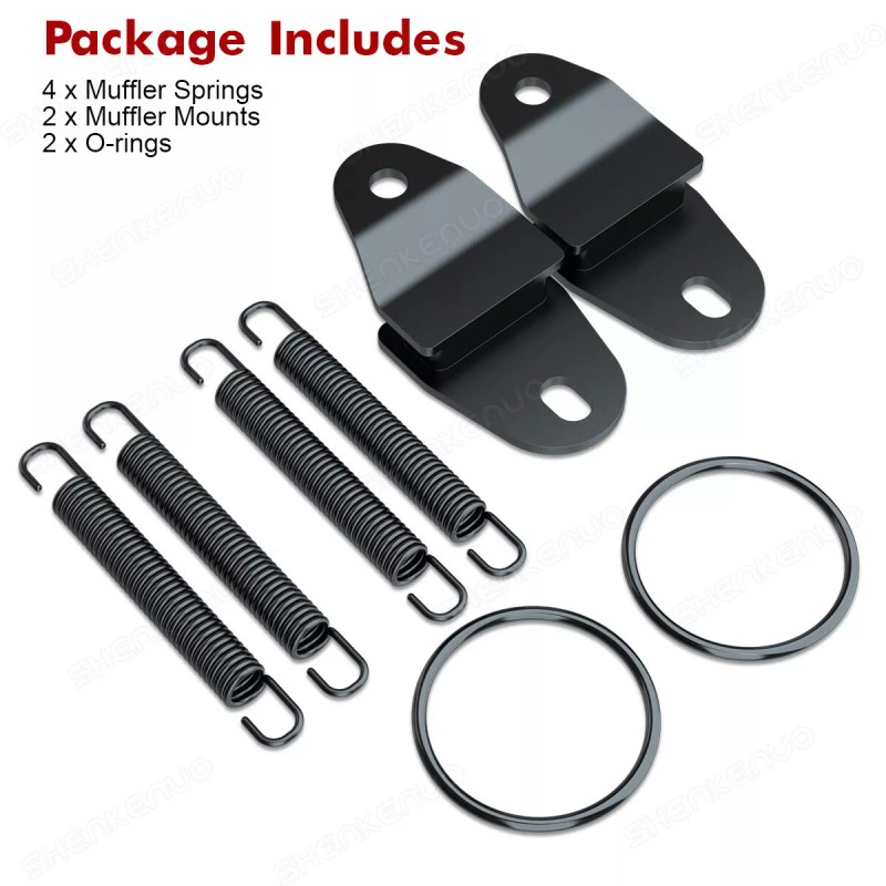 BSBSDJB For Banshee YFZ350 1987-2006 Exhaust Muffler Pipe Springs Stays
