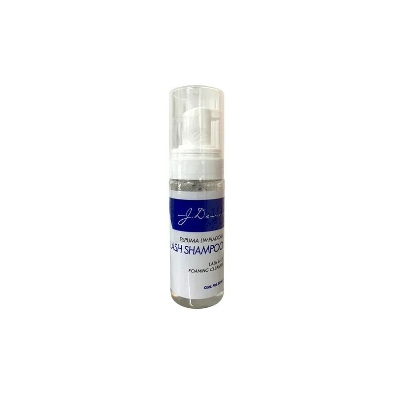 Lash Shampoo Limpieza Profesional J Denis Para Pestañas Mink Transparente