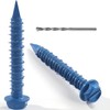 VGBUY 3/16x1-3/4 Inch 75Pcs Hex Head Concrete Screws, Screws Anchor