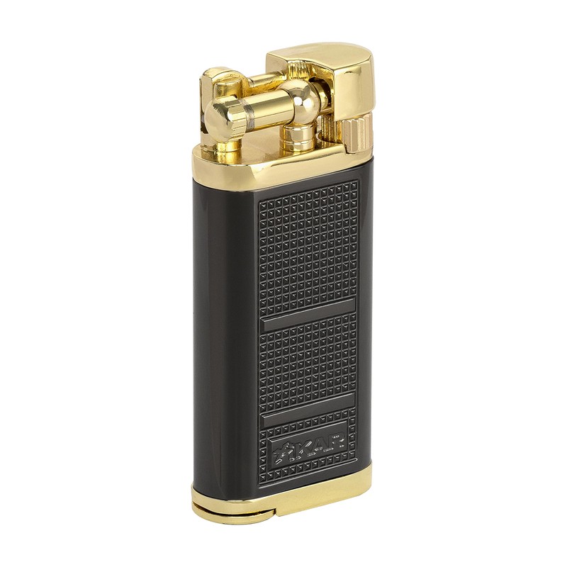 XIKAR® Pipeline Soft Flame Lighter Black & Gold