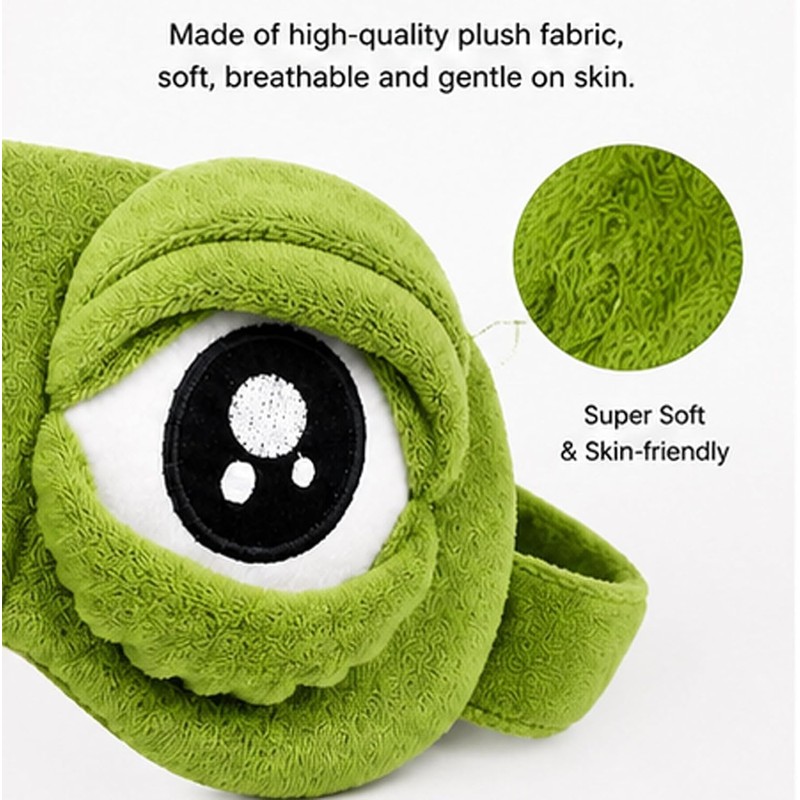 3D Frog Sleep Mask, Antifaz Para Dormir Gracioso for Adults,