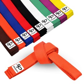 Starpro Martial Arts Grading Belt| 7 Stitch Cotton | 9 Colours | Lightweight design for Karate Judo Taekwondo Training and Competition|240cm 280cm 320cm