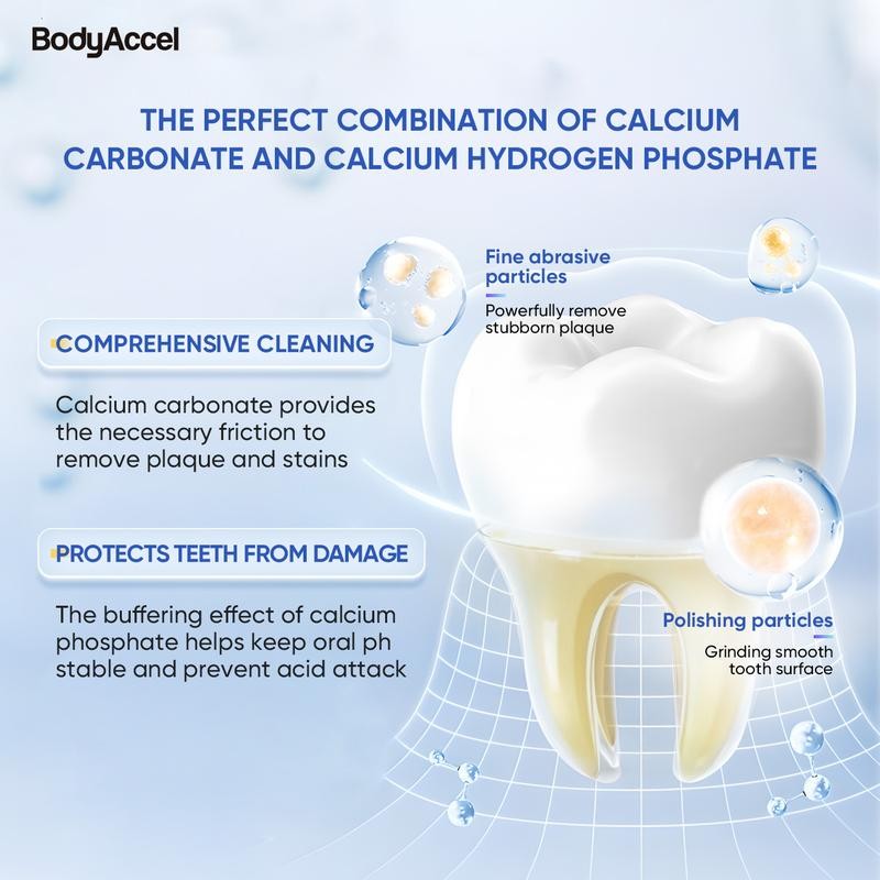 BodyAccel Tooth Powder Natural Whitening Pearl Probiotic Oral
