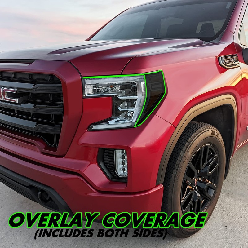 SlickMod PreCut Vinyl Smoke Tint for 2019-2021 GMC Sierra 1500