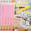 Vusnud 50Pcs – Baby Shower Sharpened Half Pencils with Erasers,