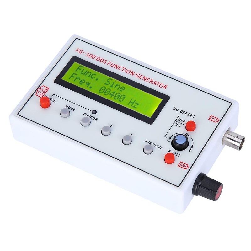 Daytesy Function Generator -FG‑100 DDS Function Generator Sine Frequency 1HZ‑500KHz