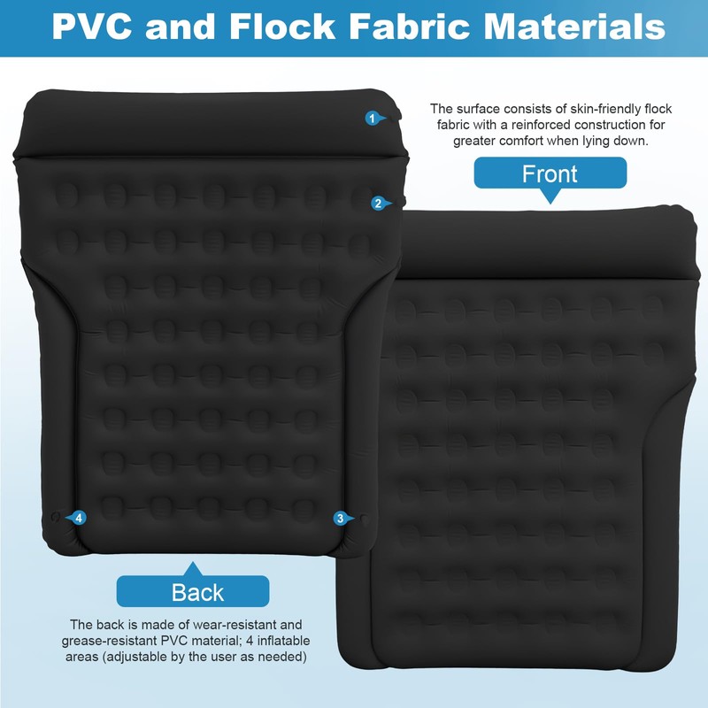 Handzee SUV Air Mattress, Inflatable Bed for Car Sleeping, Thickened
