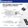 6 Set DHT22/AM2302 Temperature Humidity Sensor Module Digital Temperature Humidity