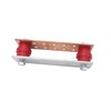 LBY .157" x 2.36" x 7.87" Copper Ground Bar Kit,
