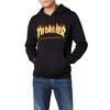 Thrasher Flame Logo Hoodie Black Medium