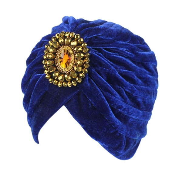 Decou Twist Pleated Hair Wrap for womens Stretch Turban 0545