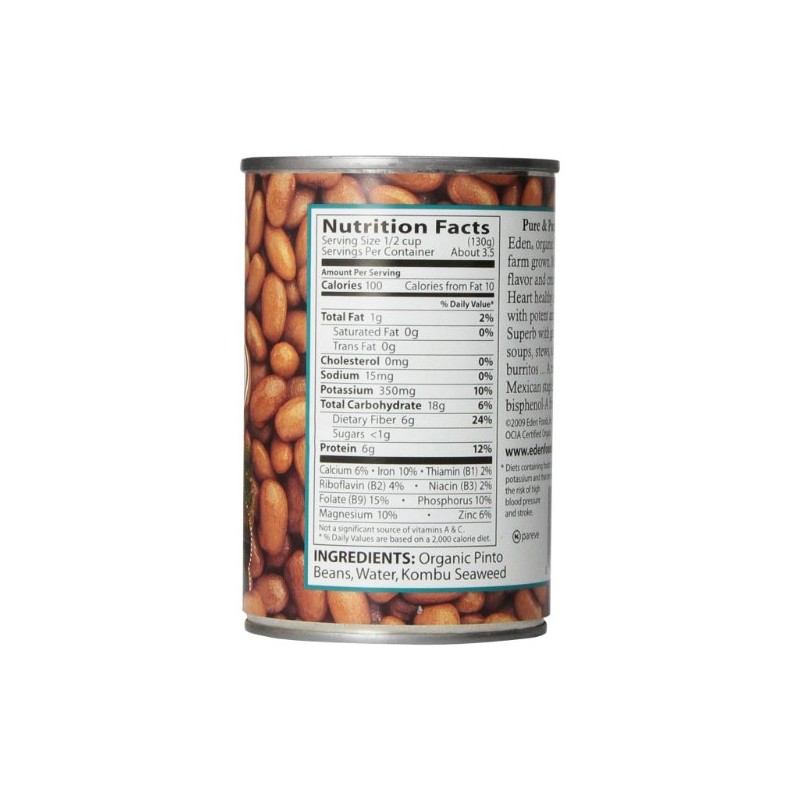 Eden Foods Organic Pinto Beans, 15 oz