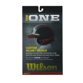 Wilson Custom Helmet Decal Kit (Cardinal)