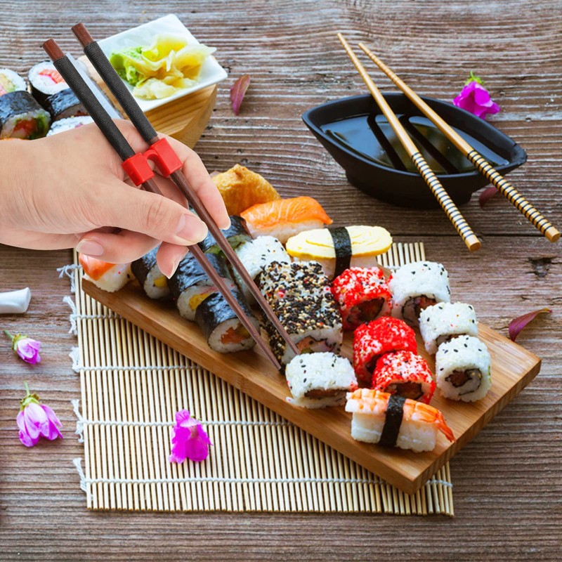 5 Pieces Reusable Chopsticks Helpers Training Chopstick Hinges Connector Practice