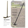 Garden Hoe, 60 Inch Adjustable 2-in-1 Hoe Garden Tool, Sharp