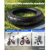 Felixstory 14x2.5 Inch Solid Tire, No more Flat, Fit for
