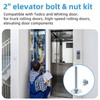 2" Elevator Bolt & Nut Kit (10 Pcs) Compatible with