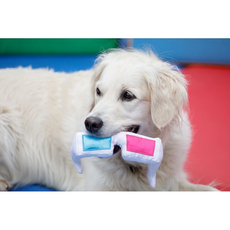 Petface Retro 3D Glasses Plush Dog Toy