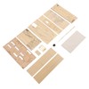 1: 130 Wooden Model Sailboat Kit for Adults Improve Hands