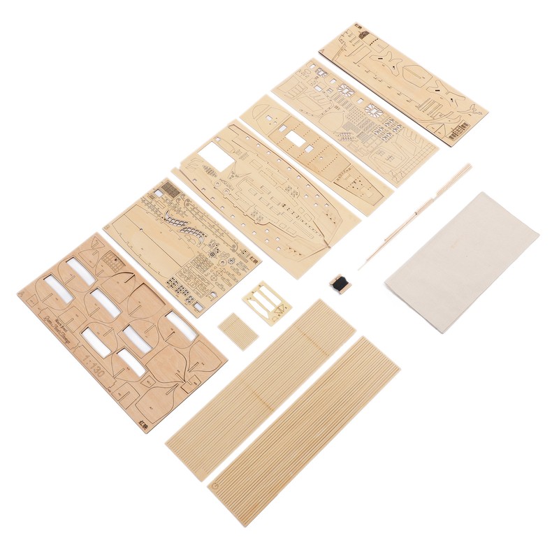 1: 130 Wooden Model Sailboat Kit for Adults Improve Hands