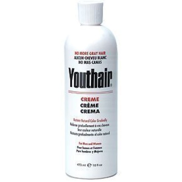 YOUTHAIR Creme for Men and Women Natural Color Gradually 16oz/473ml