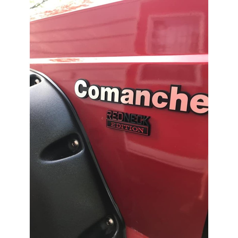 Jeep® Comanche MJ Side Badge kit, Round Letter Style 1988-1992-