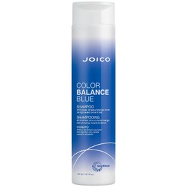 Joico Color Balance Blue Shampoo | Para Cabello Castaño Aclarado | Elimina Tonos Anaranjados | Realza la Intensidad del Color y el Brillo | Con Aceite de Rosa Mosqueta y Extracto de Té Verde