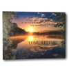 BANBERRY DESIGNS Religious Quote Wall Canvas - Landscape LED Lighted
