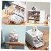 IWOWHERO Organise Your Desk Sundries Storage Box Desk Organisers and