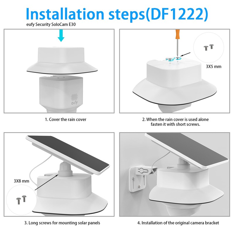 Weatherproof Cover for eufy Security SoloCam E30 & eufy Security