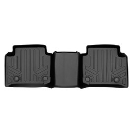 SMARTLINER All Weather Custom Fit Black 2nd Row Floor Mat Liner Set Compatible with 2022+ Jeep Grand Cherokee