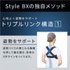 Style BX, MTG, Posture Correction Belt, Genuine Maker Product, S,