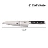 All-Clad Forged German Stainless Steel Chef Knife 8 Inch, Fully