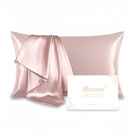 Silk pillowcase, one side 100% silk pillow cover, envelope type, 22 mumme, grade 6A, Tencel, washable, anti-hair manic, gentle on sensitive skin, skin moisturizing, wrinkle reduction, breathable
