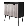 Ameriwood Home Grafton Bar Cabinet, Black Oak