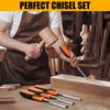 4 Piece Wood Chisel Sets Woodworking Tools Set, Wood Chisels