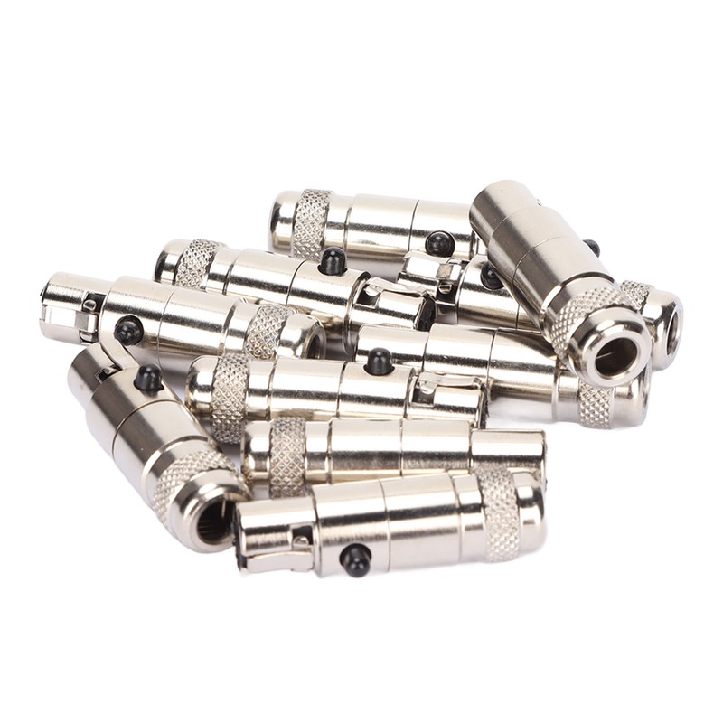 10pcs 5 Pin XLR Female Adaptor Mini Metal XLR Female