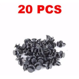 Unbranded 20x Plastic PP Rivet Fastener Bumper Clip A Retainer Screw Fender Fit Honda